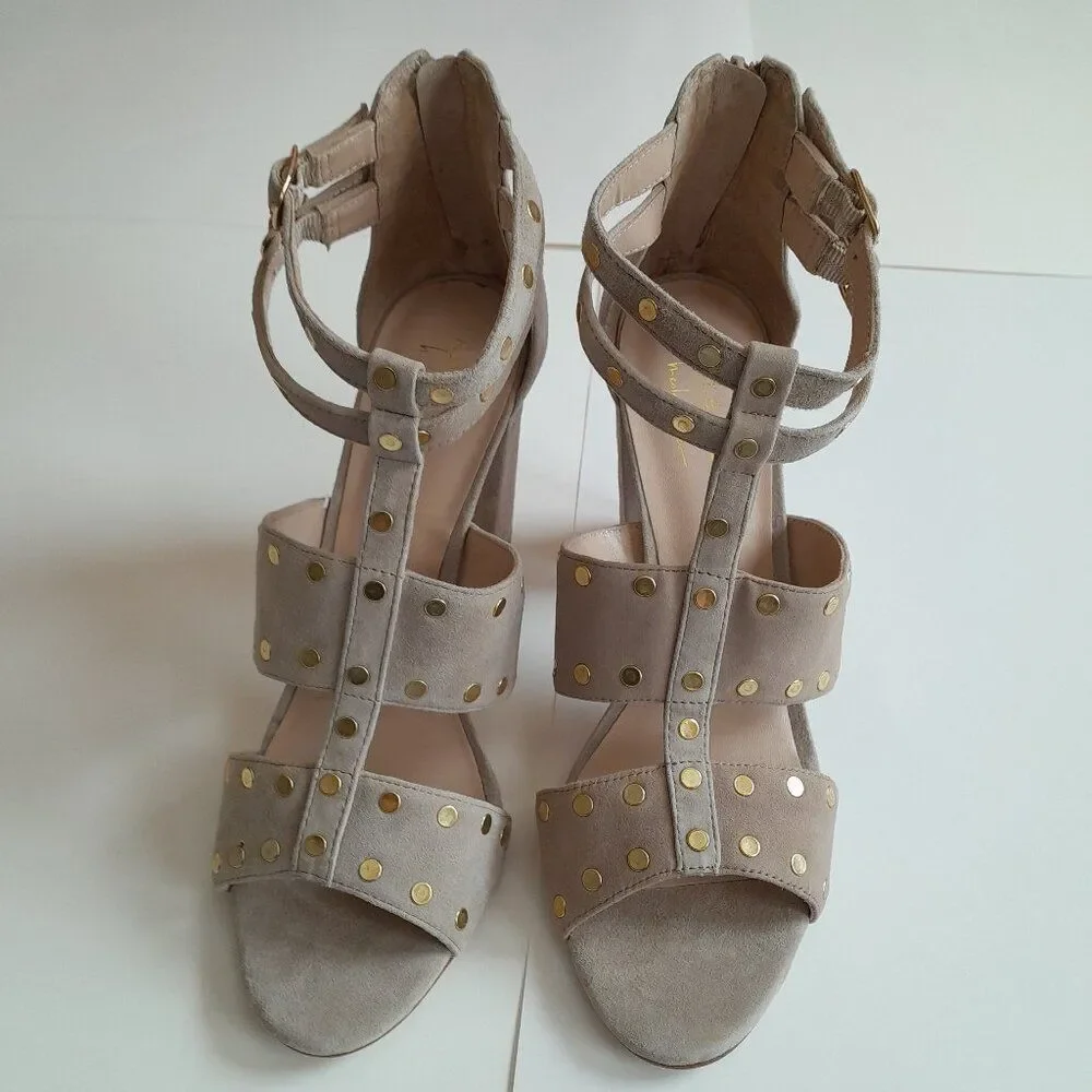 Nicole Miller Artelier Jagger Heel Sandal Size 8.5 M